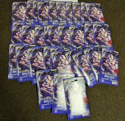 AZURE Sea's Seven Booster Pack One Piece Card Game OPTCG English OP14 32 PACKS! - Image 1