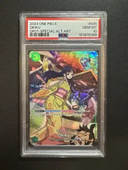 One Piece 500 Years In The Future OP07 Okiku Special Alt Art OP01 035 SP PSA 10 - Image 1