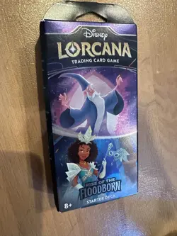 2023 Disney Lorcana Rise of the Floodborn Amethyst & Steel Starter Deck Box - Image 2