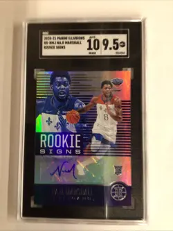 2020-21 Panini Illusions - Rookie Signs Naji Marshall #RS-NMJ (AU, RC) - Image 1