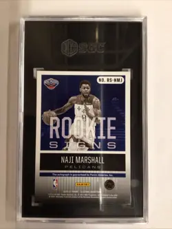 2020-21 Panini Illusions - Rookie Signs Naji Marshall #RS-NMJ (AU, RC) - Image 2