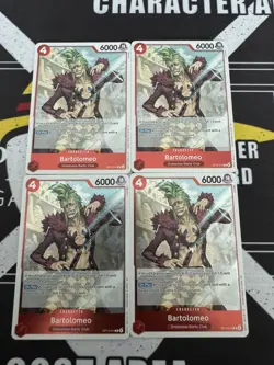 Bartolomeo OP15-014 Rare Adventure on Kami's Island One Piece NM PLAYSET - Image 1