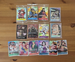 One Piece TCG Promo Cards Collection NM/M One Piece Luffy Zorro Ace Boa Nami - Image 1