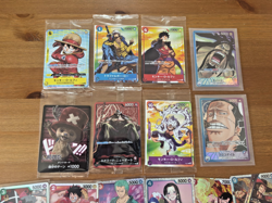 One Piece TCG Promo Cards Collection NM/M One Piece Luffy Zorro Ace Boa Nami - Image 2