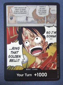 DON!! Card (Luffy) One Piece OP15 Adventure on Kami's Island Foil - Image 1