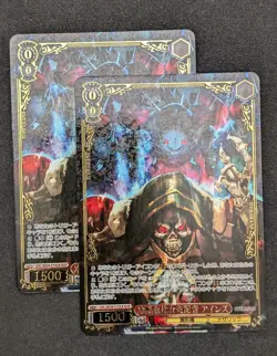 Ruthless Ruler Ainz OVL/SE54-51OLR OLR Overlord Premium Weiss Schwarz JPN - Image 1