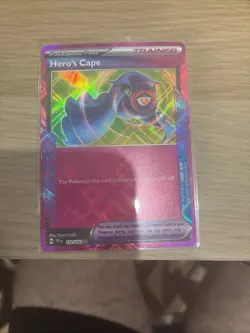 Pokemon TCG Hero's Cape Ace Spec Rare Card Temporal Forces 152/162 - Image 1