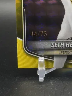 Seth Hernandez 2025 Bowman Draft 1st Chrome Yellow Geometric Refractor /75 BDC25 - Image 2
