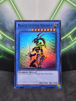 Yugioh Black Luster Soldier DPBC-EN006 Super Rare 1st Edition NM - Image 1