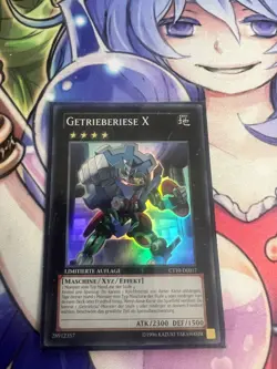 GEAR GIGANT X GERMAN SUPER RARE CT10-EN017 DE017 NEAR MINT YUGIOH - Image 1