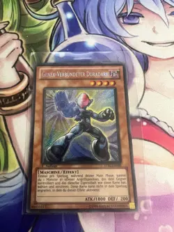 GENEX ALLY DURADARK GERMAN SECRET RARE STBL-EN095 DE095 NEAR MINT YUGIOH - Image 1