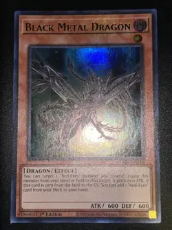 Yugioh! Black Metal Dragon - RA04-EN016 - Ultra Rare - 1st Edition Near Mint - Image 1