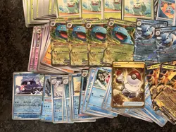 pokemon 151 bulk 320 card lot! common/uncommon holo/reverse-promos-12 ex -1 gold - Image 5