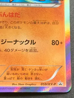 Pokemon card Pangoro 059/XY-P Promo 2014 Pokemon TCG Japanese Holo Rare Nintendo - Image 4