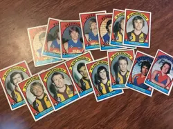 VFL TRADING CARD LOT / BUNDLE INCOMPLETE SETS SCANLENS 1978, 1980, 1988 - Image 2