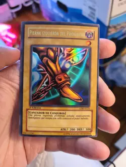 Yugioh Left Leg of the Forbidden One LDD-S121 1st Ultra Rare (Spanish) - Image 1