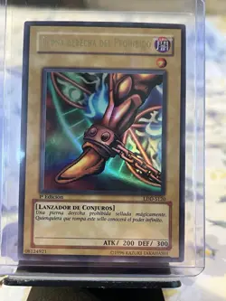 Yu-Gi-Oh! TCG Right Leg Forbidden One Rare 1st Ed Spanish LDD-S120 Legendary De… - Image 1