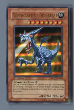 Super-Ancient Dinobeast LODT-EN088 Ultra Rare Light of Destruction Yu-Gi-Oh LP - Image 1