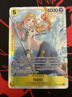 One Piece CCG EB03-053 SR Nami NM - Image 1