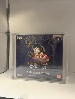 2022 One Piece Romance Dawn Booster Box OP-01 1st Wave English Blue Bottom - Image 1