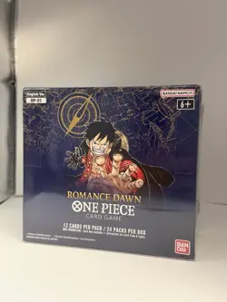 2022 One Piece Romance Dawn Booster Box OP-01 1st Wave English Blue Bottom - Image 2