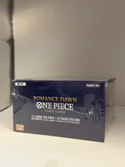 2022 One Piece Romance Dawn Booster Box OP-01 1st Wave English Blue Bottom - Image 5