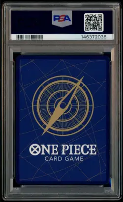 2025 One Piece OP14 Japanese #119 Dracule Mihawak Manga Alternate Art PSA 10 - Image 3