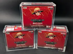 Lot (3) One Piece OP-13 Carrying On His Will English Booster Boxes Sealed - Image 1