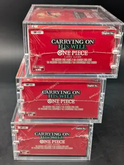 Lot (3) One Piece OP-13 Carrying On His Will English Booster Boxes Sealed - Image 4