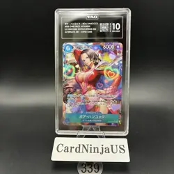 TAG GEM MINT 10 Boa Hancock (Alt Art) EB03-026 SR ONE PIECE Heroines Edition 339 - Image 1