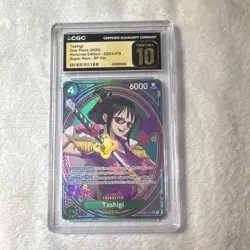 Bandai One Piece Tashigi EB03-018 Heroines Edition Foil Super Rare SP CGC 10 - Image 1