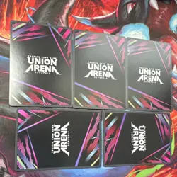 Union Arena Holo 5 Card Lot SR Ichigo Kurosaki Kenpachi Byakuya Giselle Mayuri - Image 2