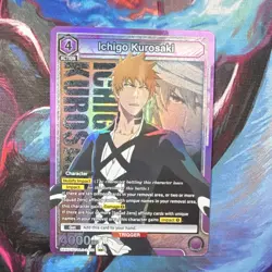 Union Arena Holo 5 Card Lot SR Ichigo Kurosaki Kenpachi Byakuya Giselle Mayuri - Image 3