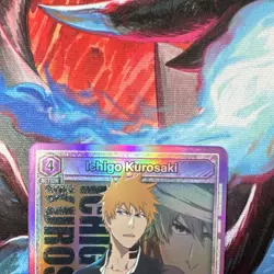Union Arena Holo 5 Card Lot SR Ichigo Kurosaki Kenpachi Byakuya Giselle Mayuri - Image 4