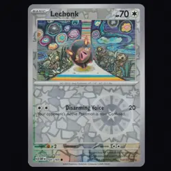 Lechonk 181/197 Obsidian Flames Reverse Holo Komiya Art Pokemon TCG NM - Image 1