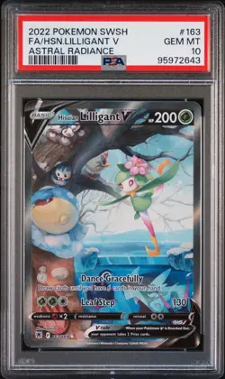 Hisuian Lilligant V (Alternate Full Art) 163/189 Swsh10: Astral Radiance PSA 10 - Image 1