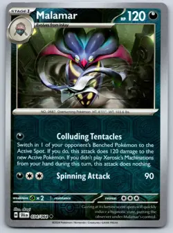 Malamar - Reverse Holo - Shrouded Fable 034/064 Pokemon Card NM - Image 1