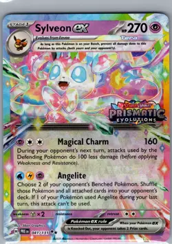 Sylveon ex - (Prismatic Evolutions Stamp) 041/131 - Pokemon Card - NM - Image 1