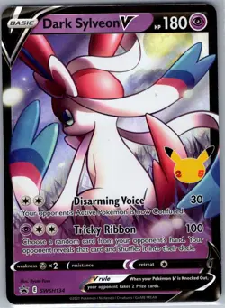 Dark Sylveon V SWSH134 SWSH: Sword & Shield Promo Cards - Pokemon Card - NM - Image 1