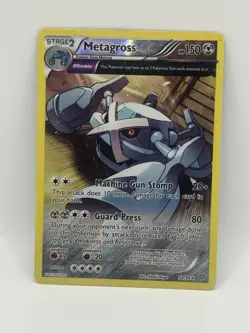 Metagross 50/98 Ancient Origins Pokemon TCG Metal Iron Leg Rare Stage 2 Card - Image 1
