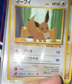 Pokemon Eevee 133 Crossing the Ruins... Uncommon Japanese Nintendo Card - Image 1