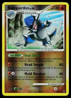 Pokemon Card - Rampardos Platinum 13/127 Rare Reverse Holo - Image 1
