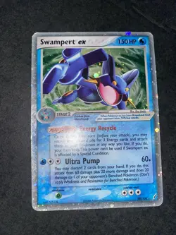 Pokemon Swampert ex EX Crystal Guardians Holo Rare Card 98/100 English 150 HP - Image 1