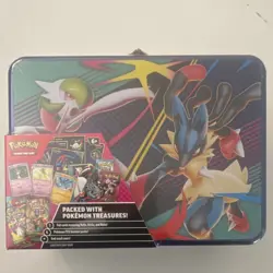 Pokemon Trading Card Game Tin Set Ralts Kirlia Riolu Lucario Cards & Accessories - Image 1