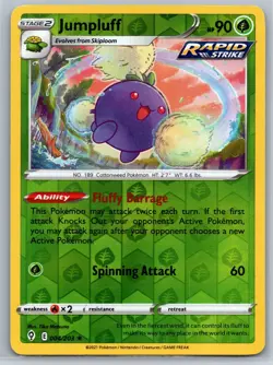 Jumpluff - Reverse Holo - Brilliant Stars 004/172 Rare Pokemon Card NM - Image 1
