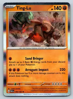 Ting-Lu - Holo Rare - Paradox Rift PAR 109/182 Pokemon TCG Card - Image 1