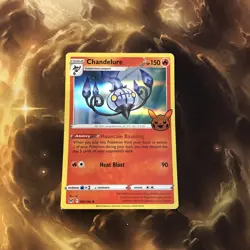 Chandelure - Trick Or Trade 2023 - Lost Origin STAMPED Holo Promo Card - Image 3