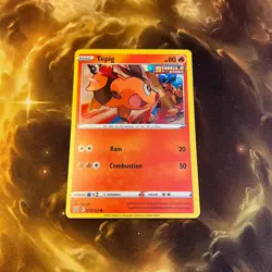 Tepig - Cosmos Holo - Battle Styles Blister Promo Pokemon TCG Card - Image 3