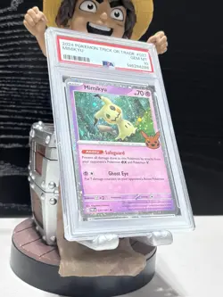 Mimikyu 037/091 PSA 10 Gem Mint Trick or Trade 2024 Cosmos Holo Pokemon Card 🔥 - Image 4