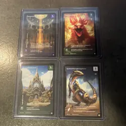 Wonders Of The First Call Of The Stones Mythic 4 card Lot - Image 1